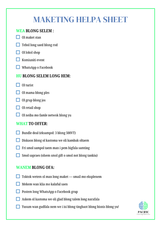 Marketing Cheat Sheet b