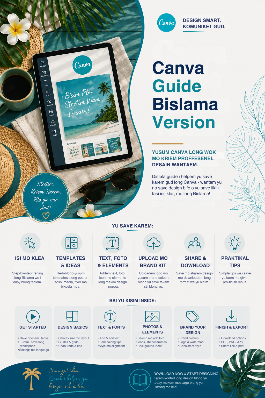 Canva Guide Bislama Version