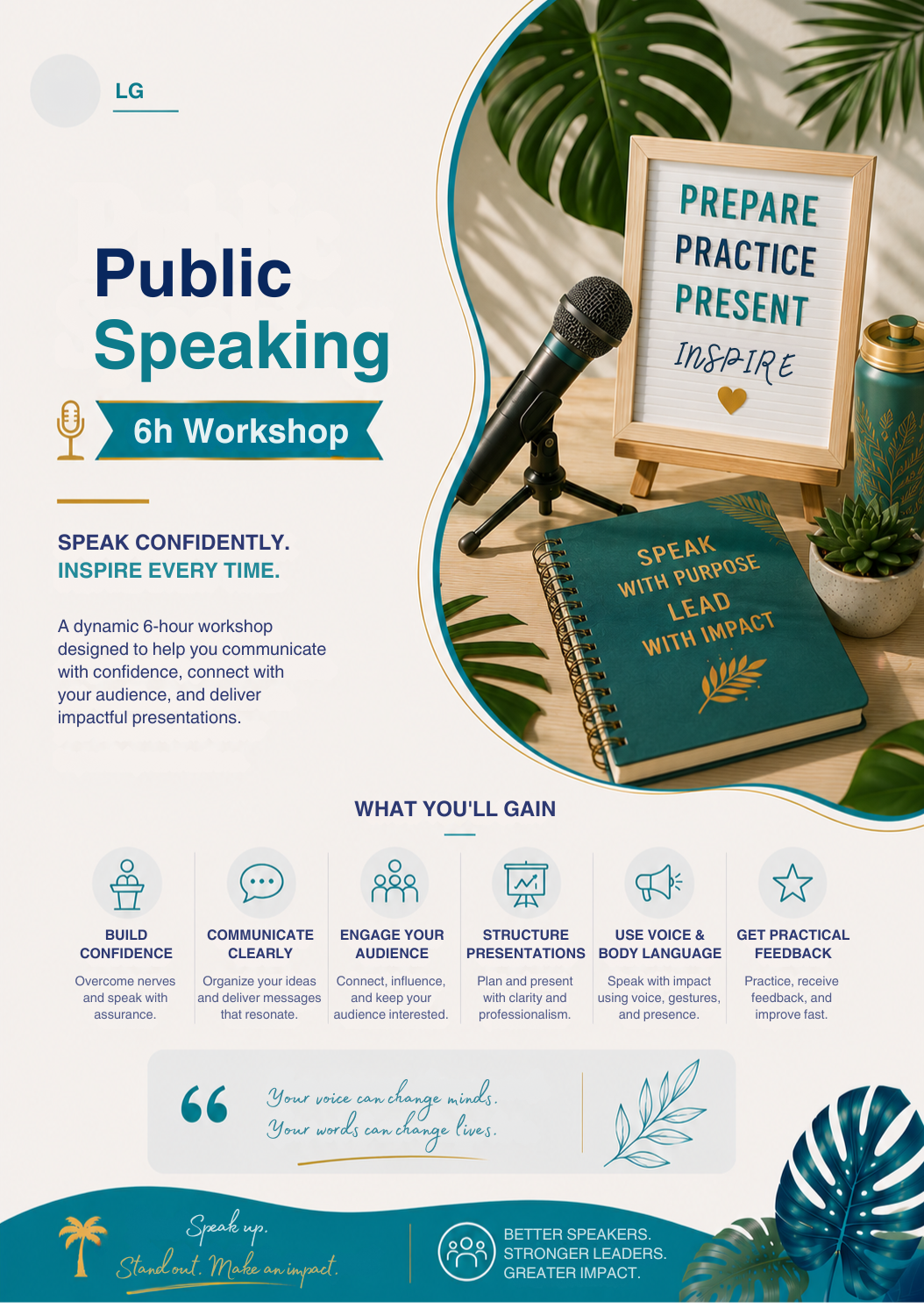 Learners Guide – Public Speaking 6h Workshop