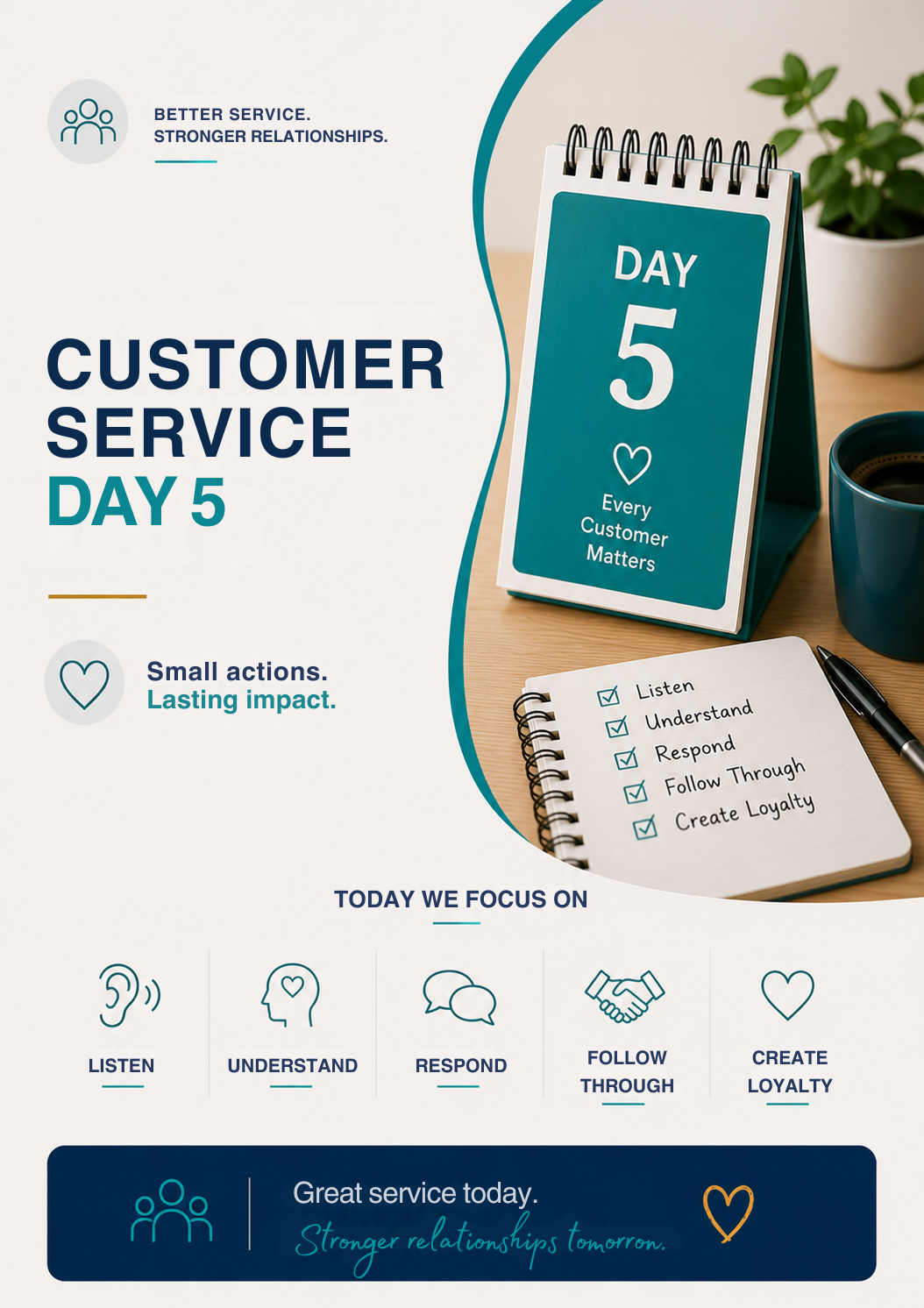 Customer Service Day 5 Training Guide | Customer Loyalty, Communication & Service Excellence Workbook