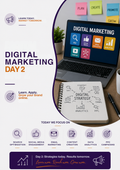 Digital Marketing Day 2 Training Workbook | SEO, Social Media, Email Marketing & PPC Learning Guide