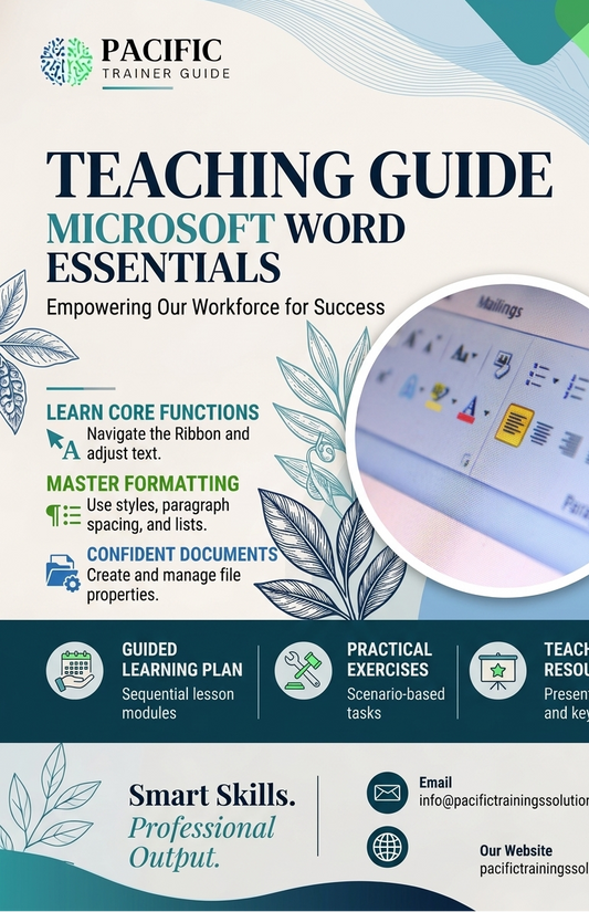 TEACHING GUIDE MICROSOFT WORD ESSENTIALS