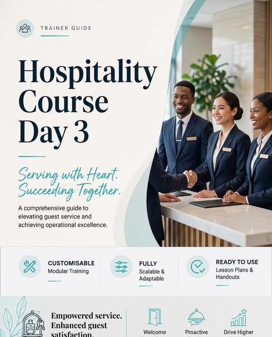 Hospitality Course Day 3