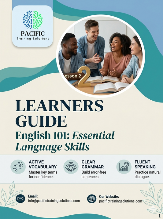 English 101 Lesson 2