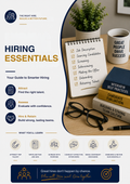 Hiring Essentials Workbook | Recruitment, Interviewing, Candidate Selection & Employee Onboarding Guide
