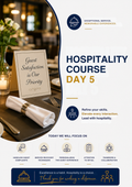 Hospitality Training Course Workbook | Day 5 Guest Service Excellence & Customer Experience Guide