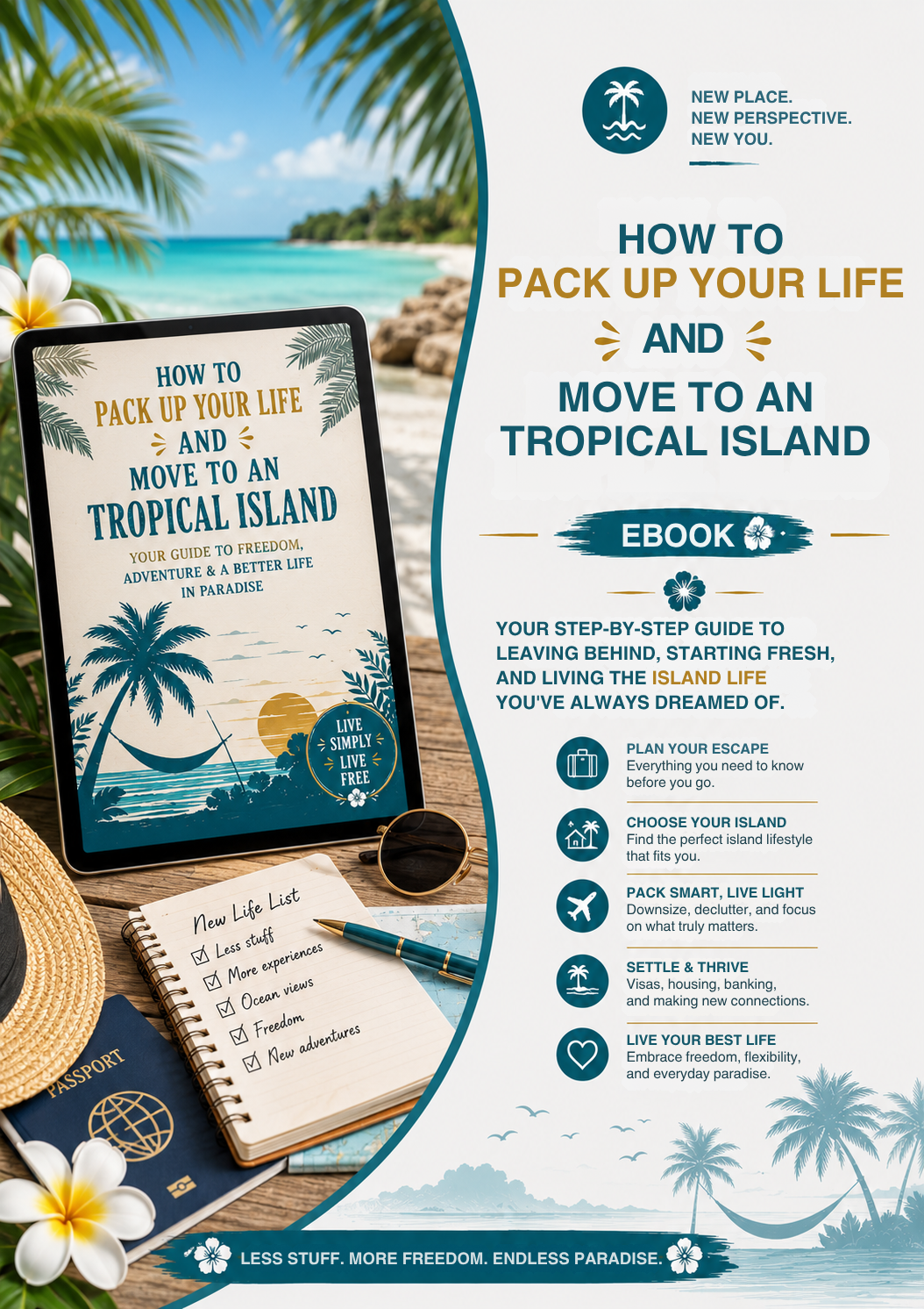 How to pack up your Life and Move to an Tropical Island  Ebook