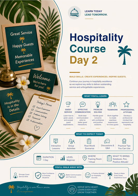 Hospitality Course Day 2