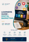 Digital Marketing Learner’s Guide Template | Social Media, SEO & Online Marketing Training Workbook