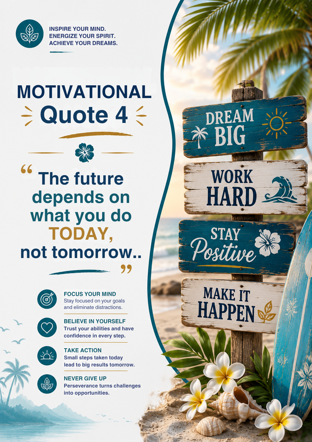 Motivational quote 4 (50 x 70 cm)