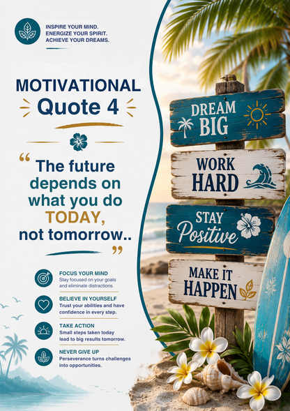 Motivational quote 4 (50 x 70 cm)