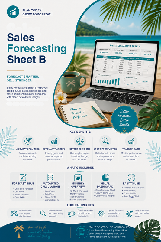 Sales Forecasting Sheet B
