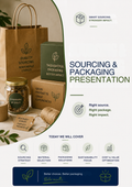 Sourcing & Packaging Presentation Template | Sustainable Packaging & Product Sourcing PowerPoint