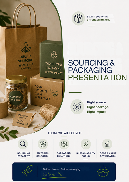 Sourcing & Packaging Presentation
