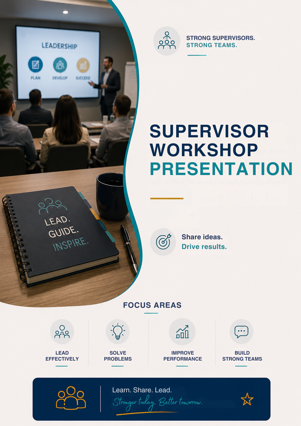 Supervisor Workshop Presentation | Leadership, Team Management & Workplace Performance Training Resource
