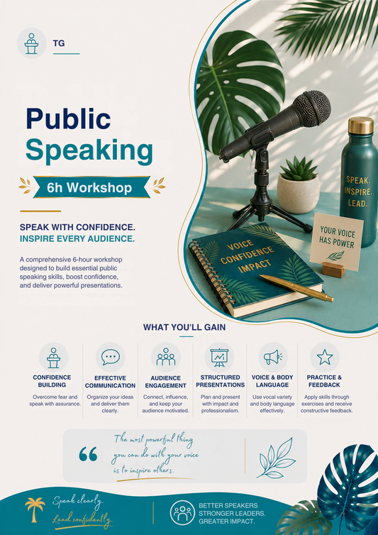 Teaching Guide – Public Speaking 6h Workshop